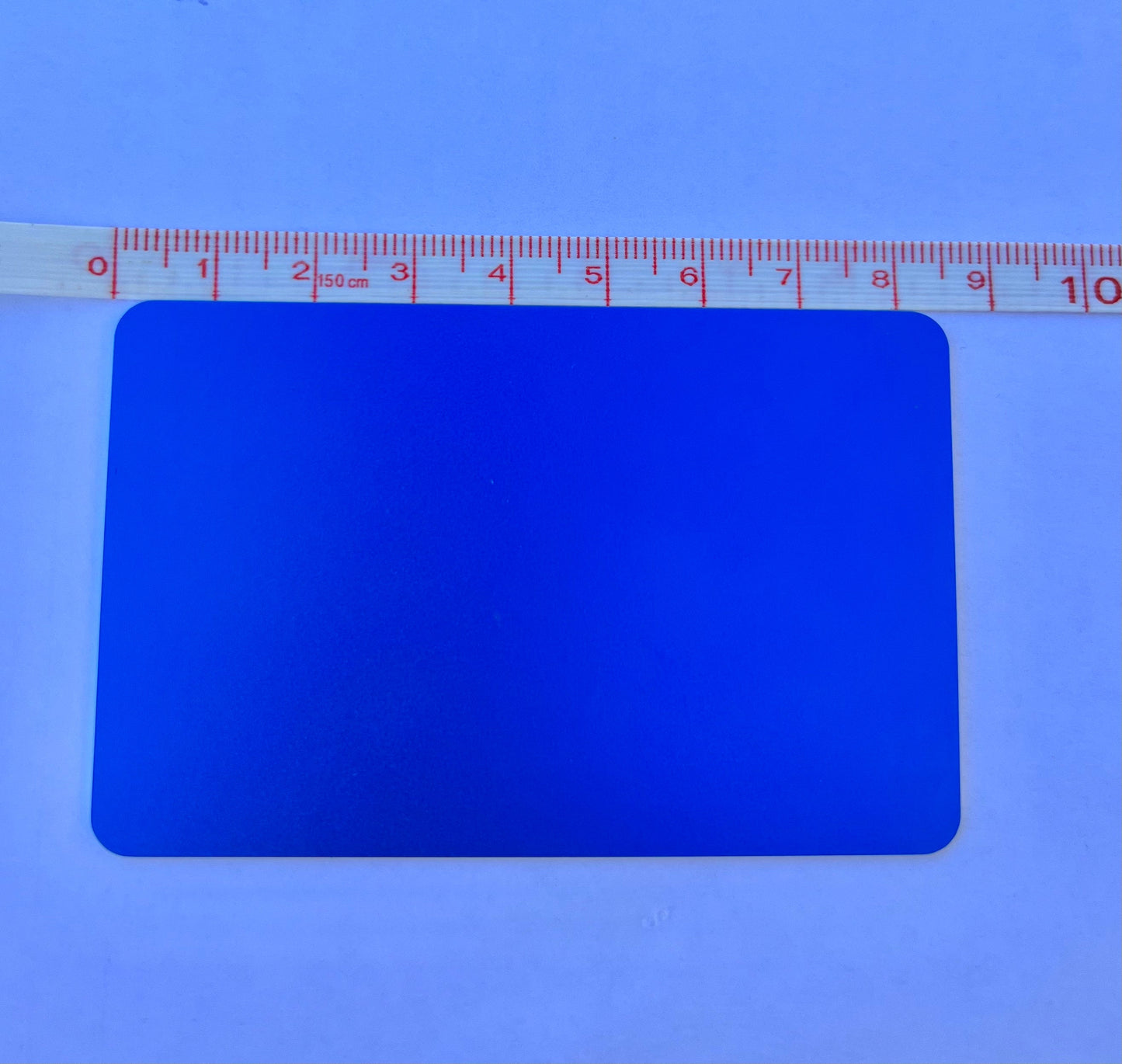 20 Metal Business Cards Anodized Aluminum 86x 54 mm .8 mm thickness