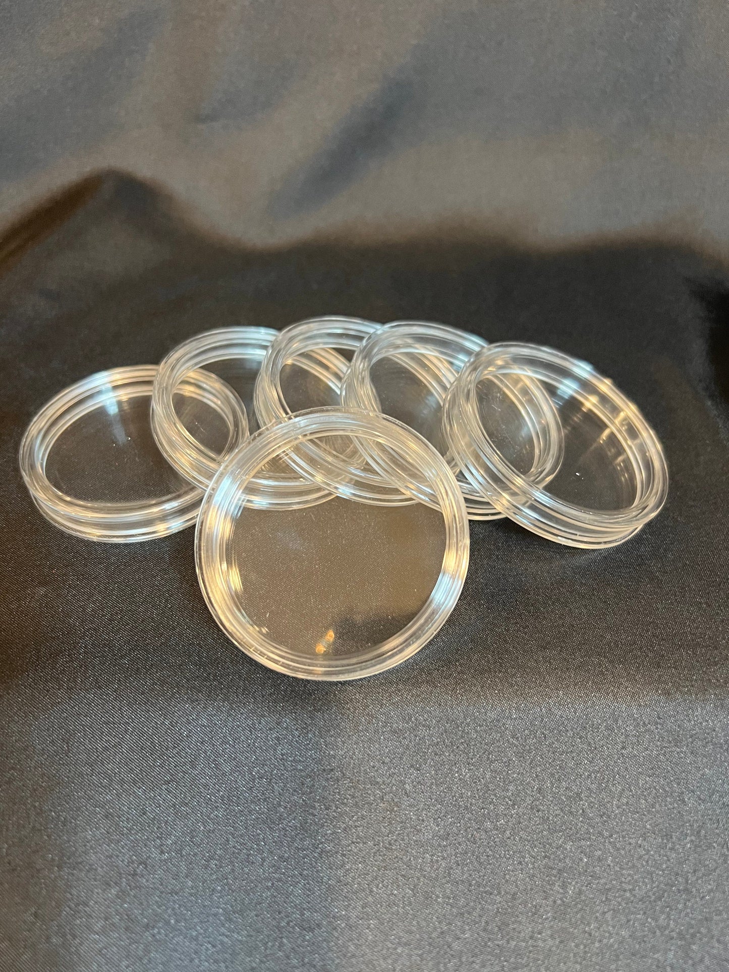 2 inch Acrylic Coin Capsule Storage Case (MINIMUM ORDER is 10 cases)