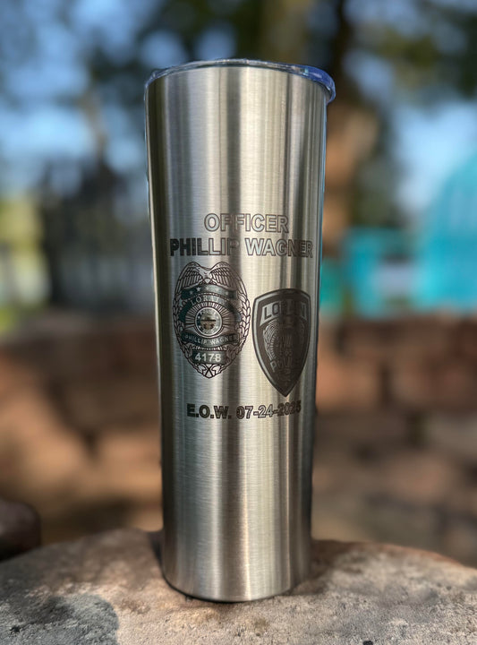 Tumblers, Cup and Mugs Officer Wagner Fundraiser